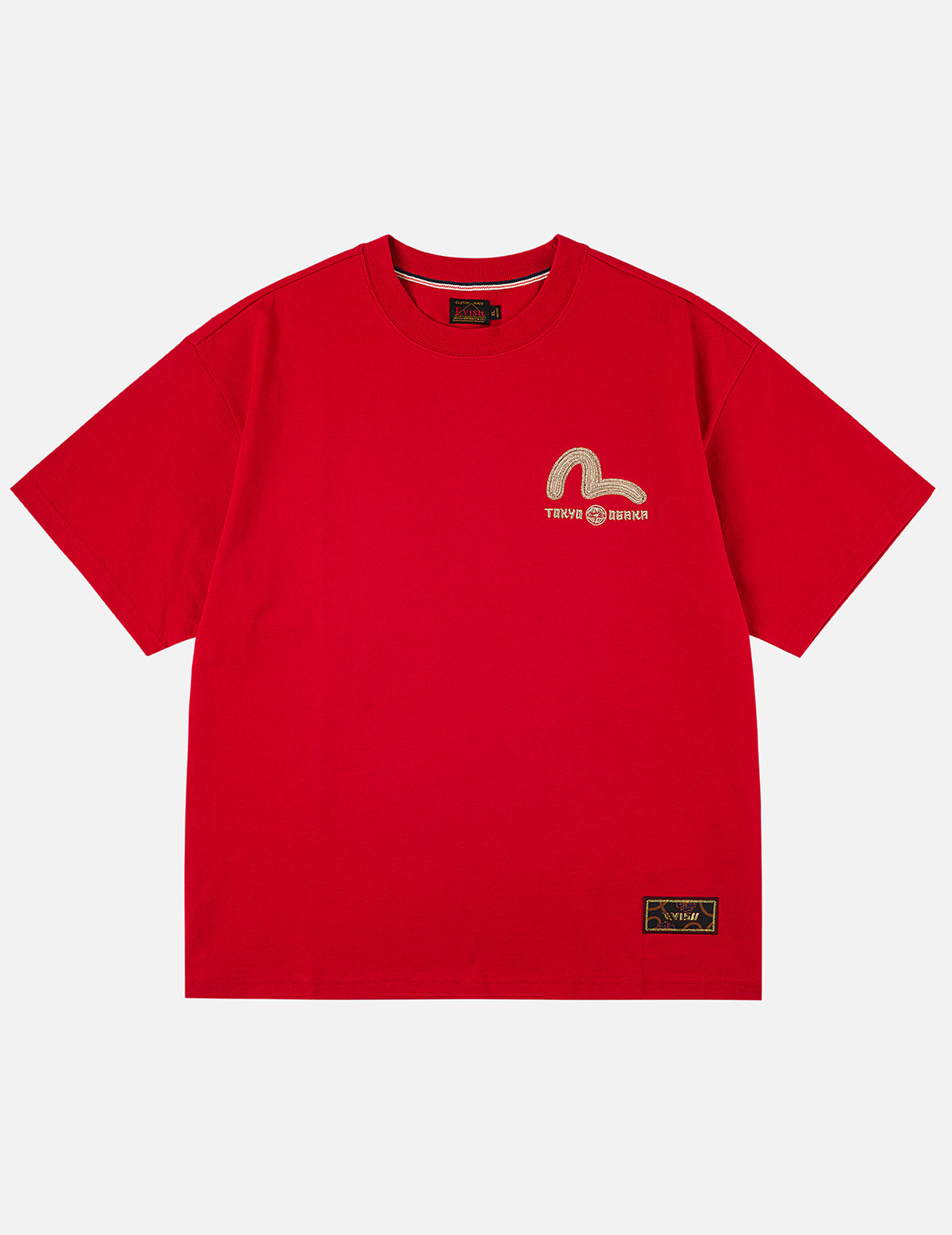 Year Of Horse Daicock Printed T-shirt - Red
